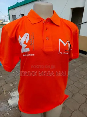 Orange Cotton Polo Shirt,Polo Shirt