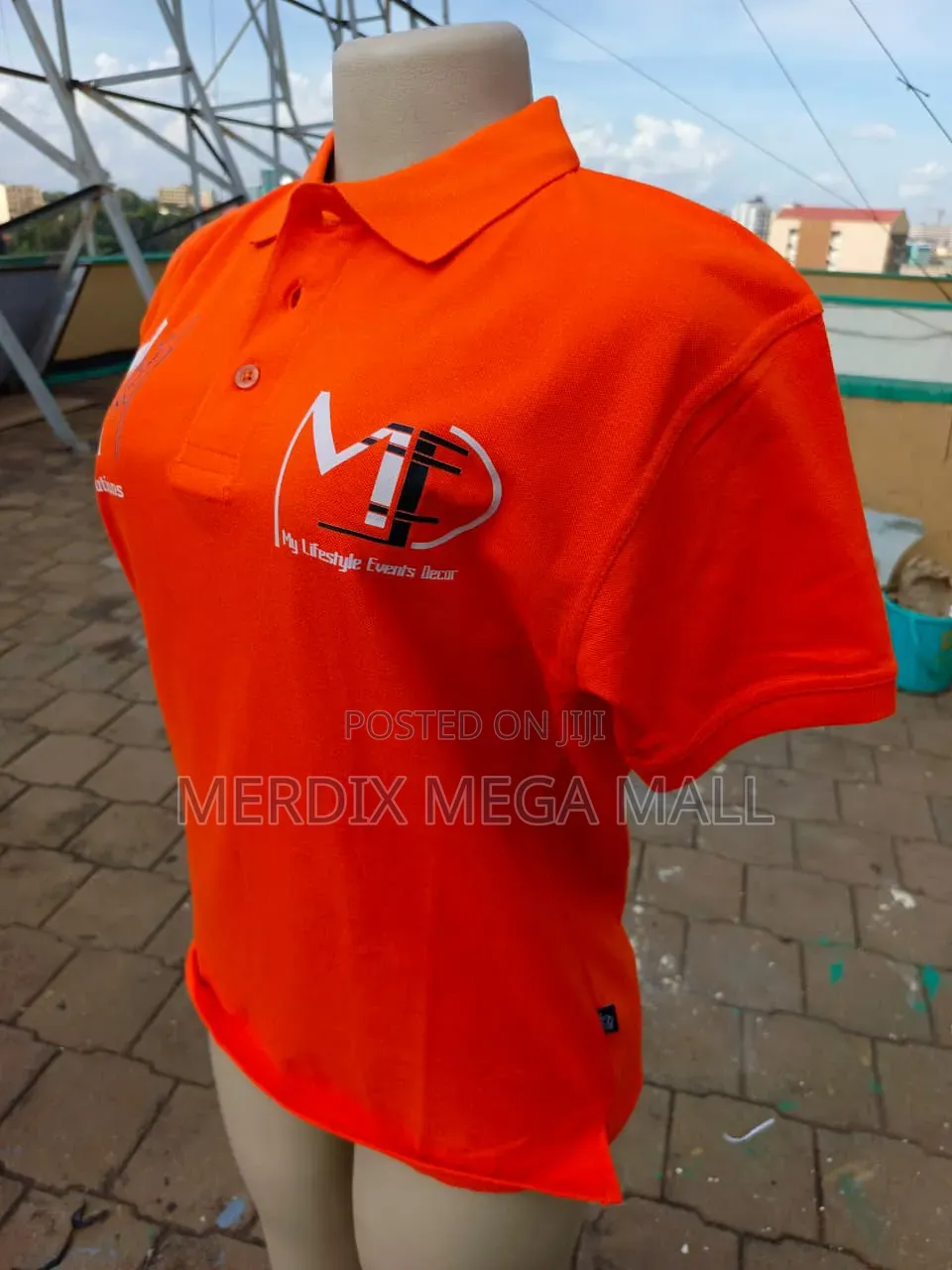 Orange Cotton Polo Shirt,Polo Shirt
