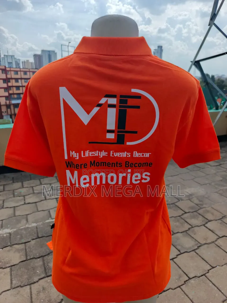 Orange Cotton Polo Shirt,Polo Shirt