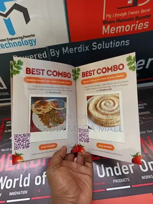 Menu Book,Table Talker