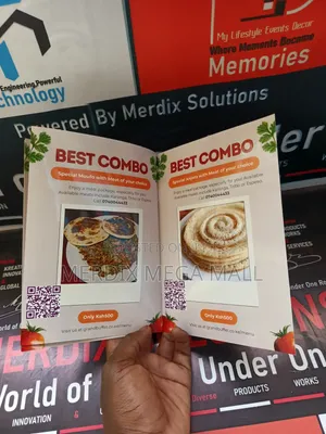Menu Book,Table Talker