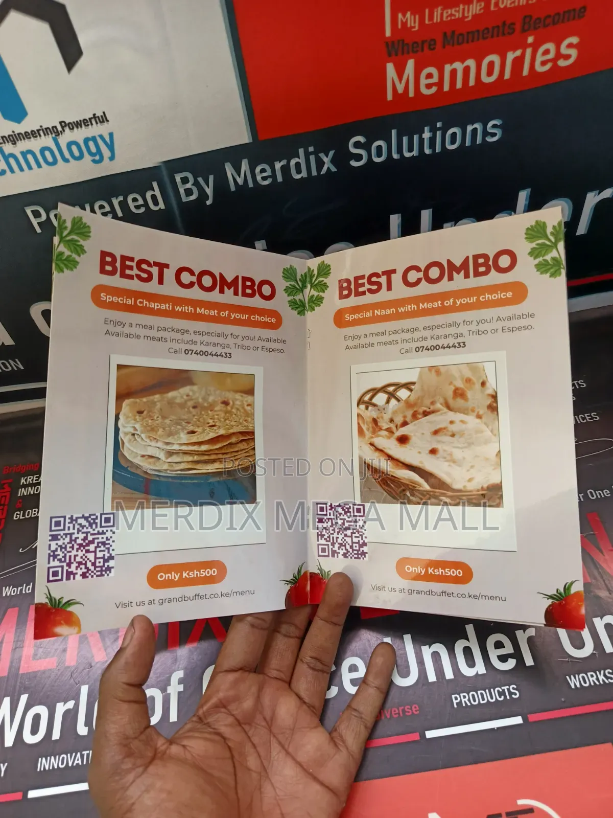 Menu Book,Table Talker