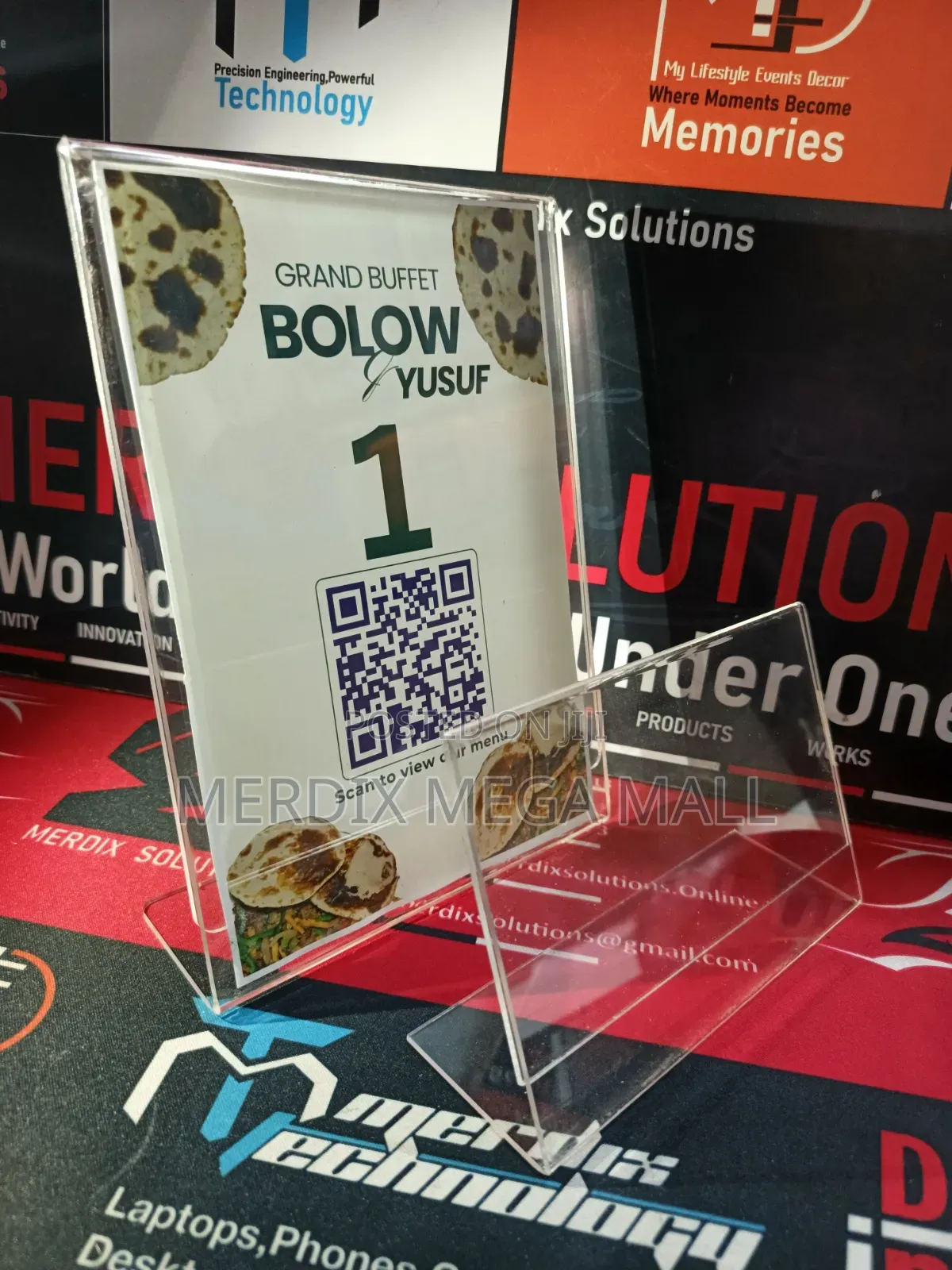 A5 Acrylic Table Stand,Menu Holder