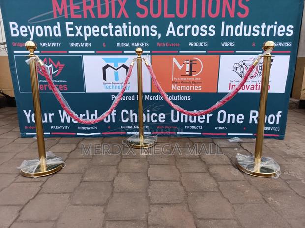 Gold Stanchion,Gold Queue Stands,crowd Control - thumbnail 2