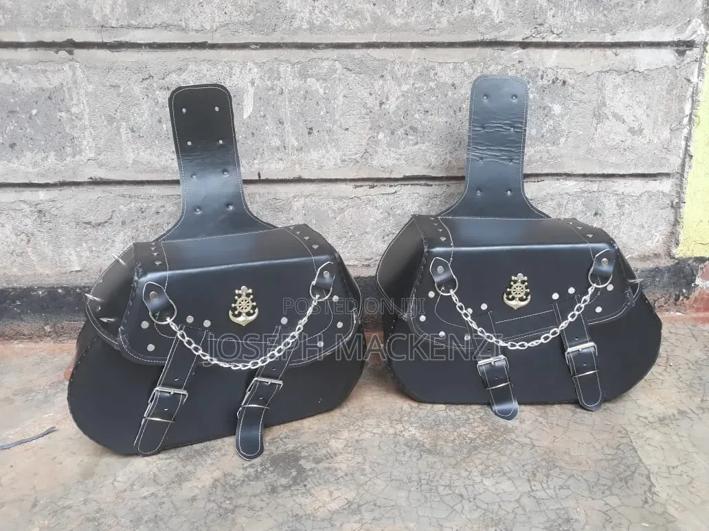 Handmade Pure Leather Bike Saddlebags