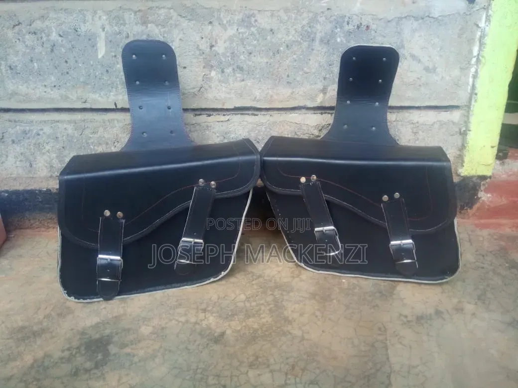 Handmade Pure Leather Bike Saddlebags