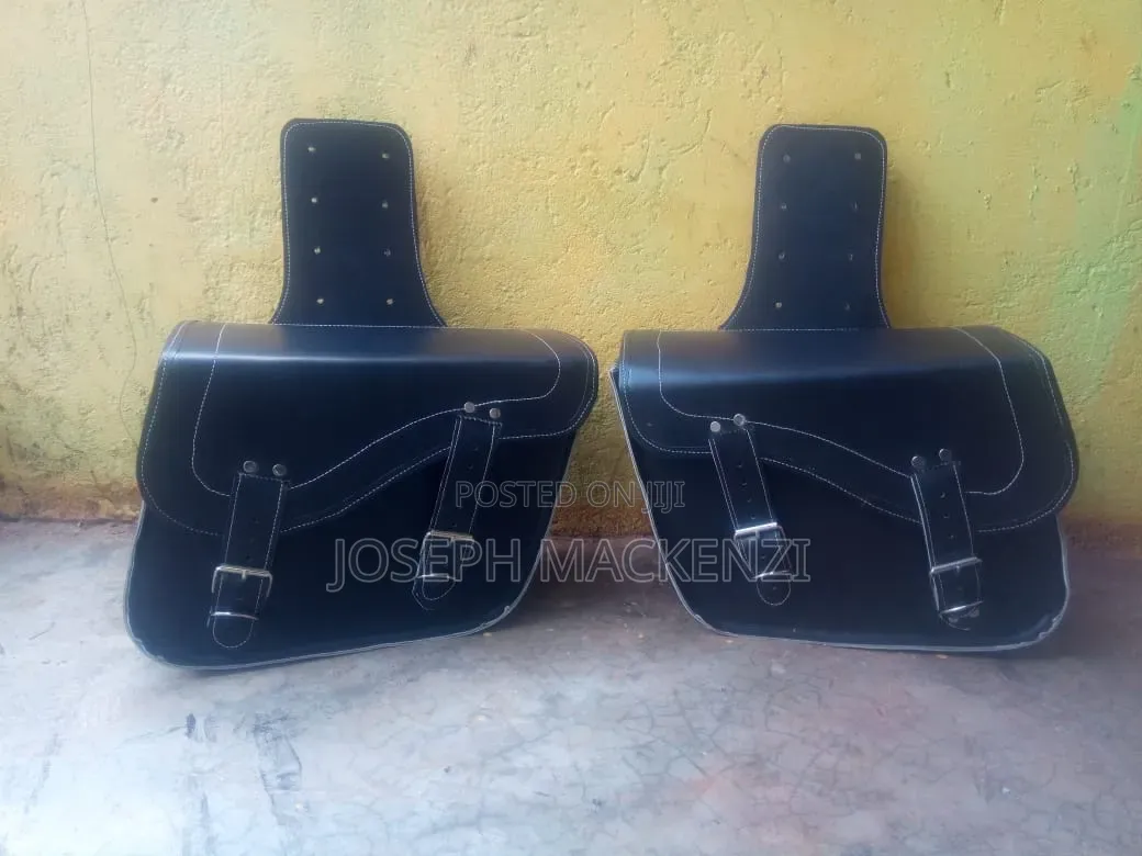 Handmade Pure Leather Bike Saddlebags