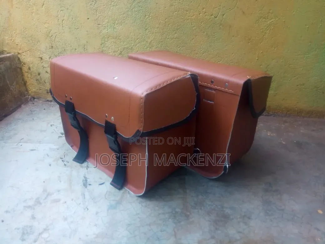 Handmade Pure Leather Bike Saddlebags