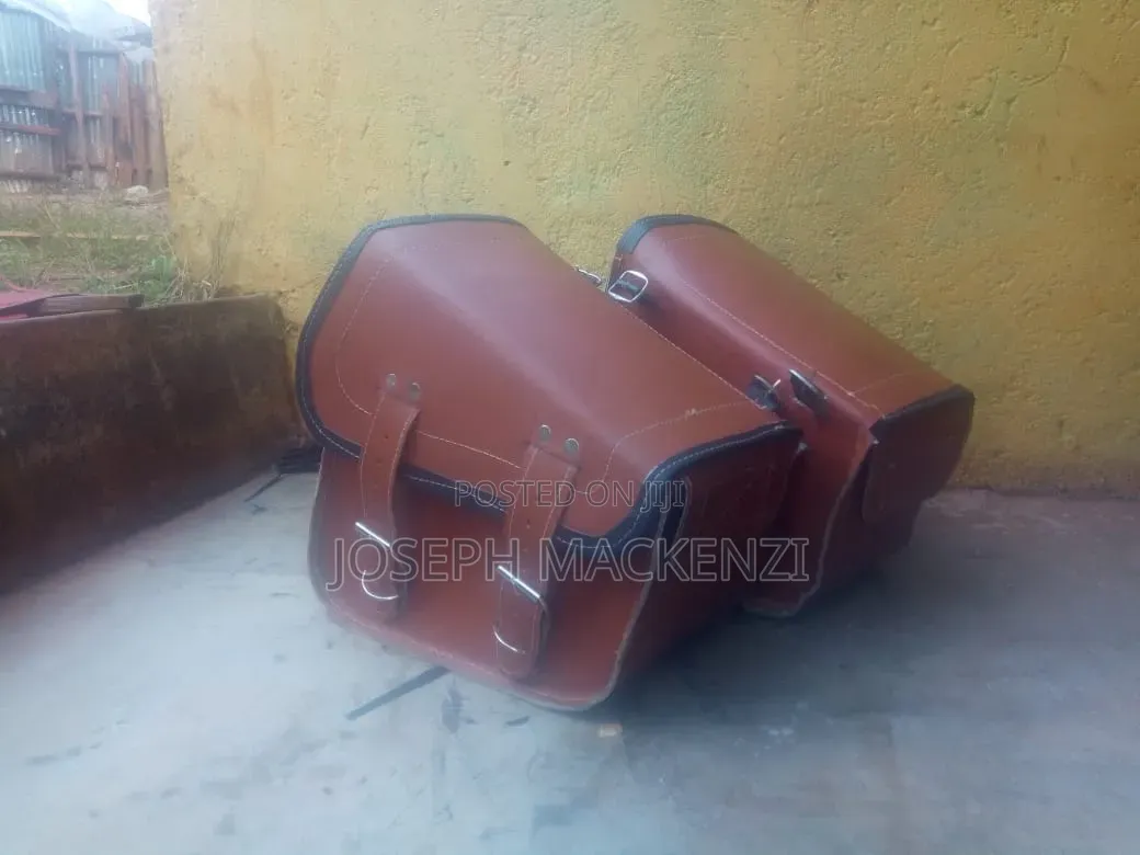Handmade Pure Leather Bike Saddlebags