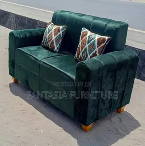 2-Seater Green Sofa