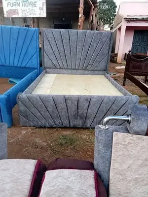 5 by 6 Dark Grey Bed