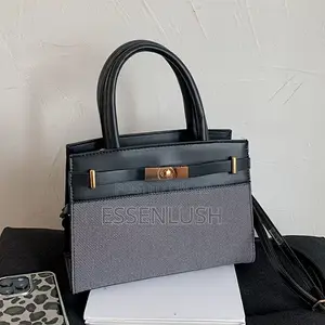 Executive Two-Tone Ladies Mini Tote Bag – Premium Office Satchel