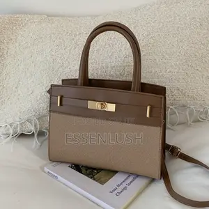 Executive Two-Tone Ladies Mini Tote Bag – Premium Office Satchel