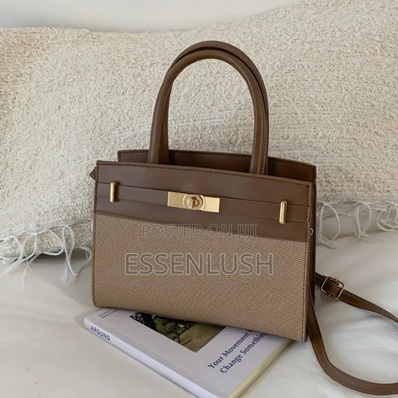 Executive Two-Tone Ladies Mini Tote Bag – Premium Office Satchel