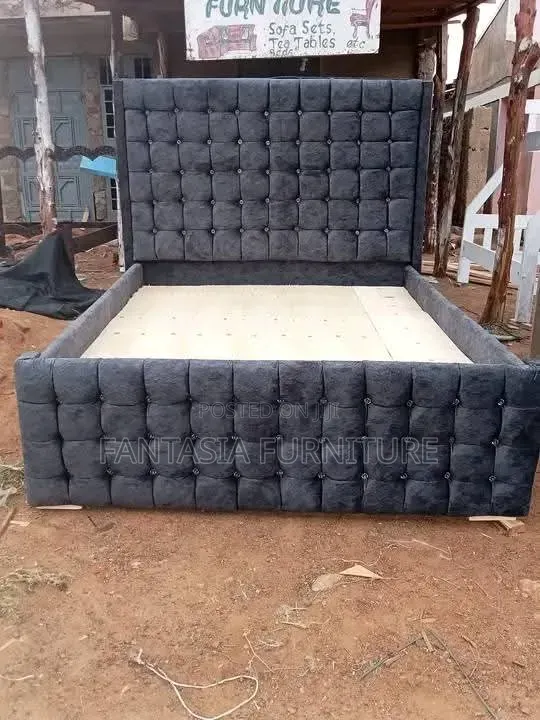 5 by 6 Dark Grey Bed Frame