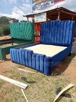 5 by 6 Blue Beds Far Sale (Chesterfield)