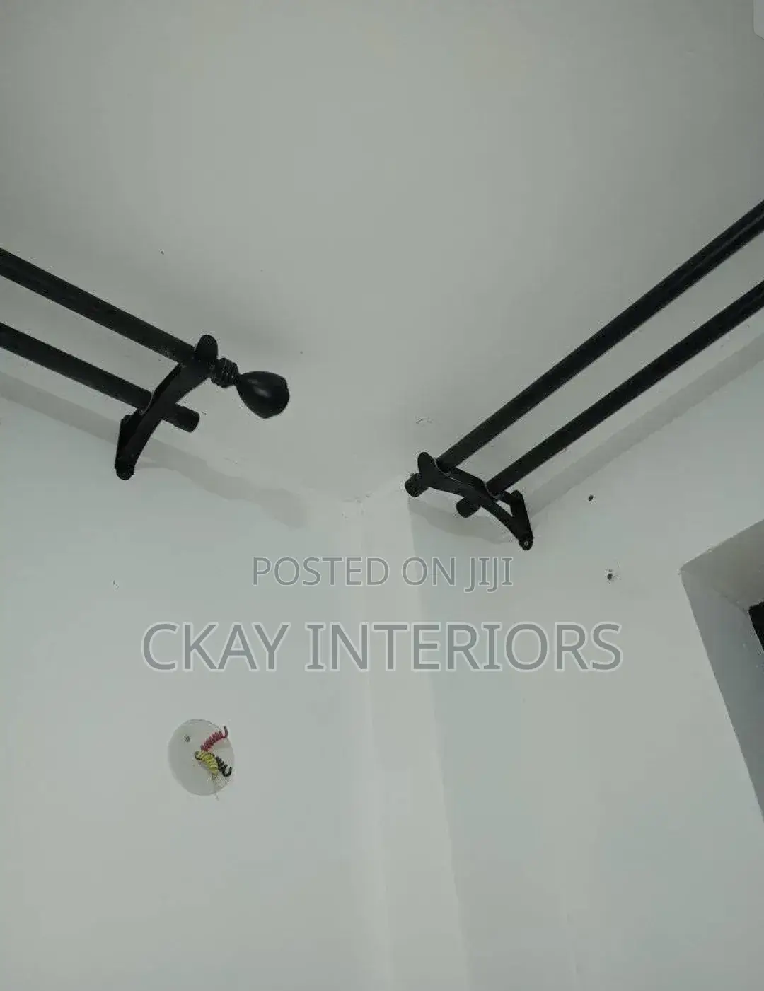 Stylish Rods for Elegant Curtain Displays.