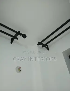 Stylish Rods for Elegant Curtain Displays.