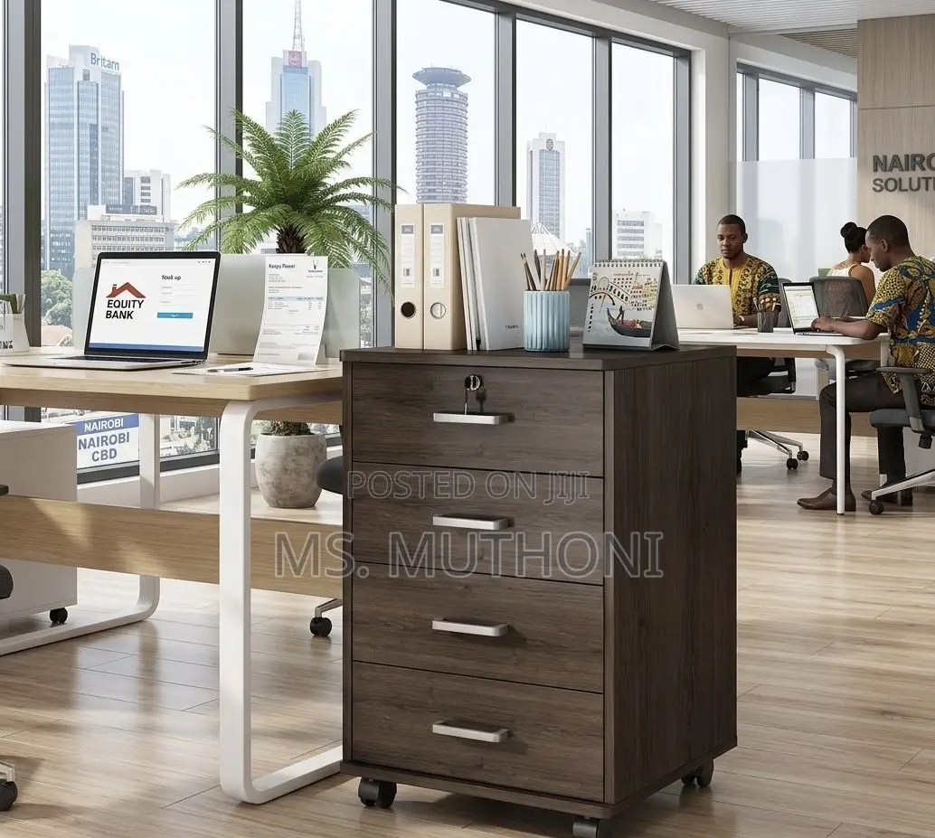 DIY Mobile Locable Filing Cabinet
