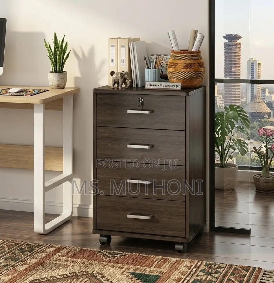 DIY Mobile Locable Filing Cabinet