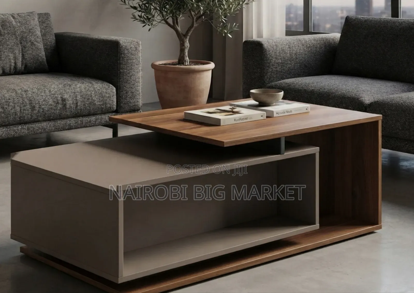 Executive Floating Laminated Coffee Table