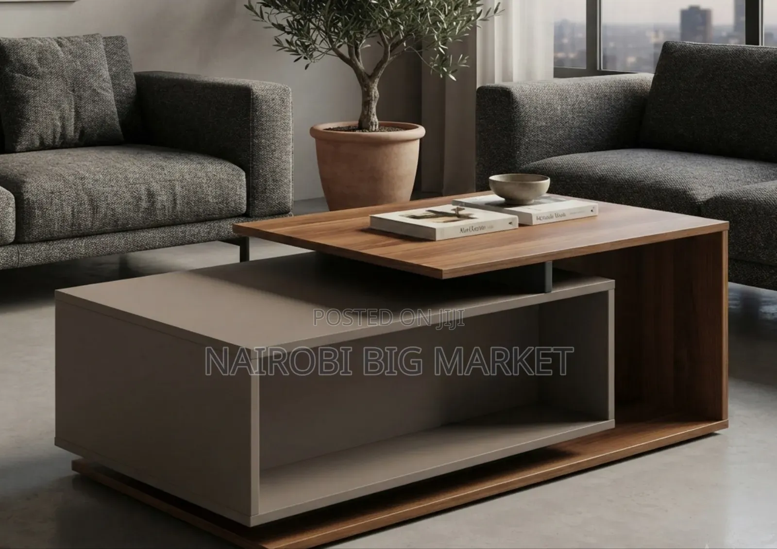 Executive Floating Laminated Coffee Table