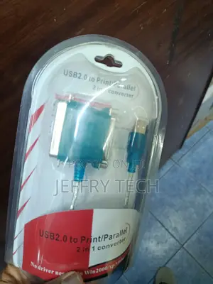 USB to LPT Printer Parallel DB25 Female CN36 2 in 1 Converter 1.8m