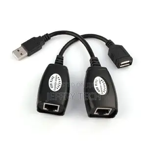 USB to RJ45 Extension Adapter – 150FT High-Speed USB Over Ethernet Ext