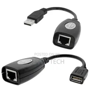 USB to RJ45 Extension Adapter – 150FT High-Speed USB Over Ethernet Ext