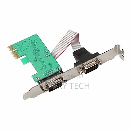 2-Port PCI Express RS232 Serial Controller Card – Silver, Desktop PC E