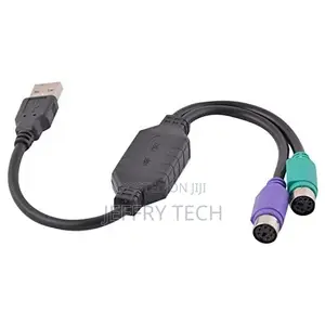 USB to PS2 Converter Cable | USB Male to Dual PS2 Female Adapter | Co