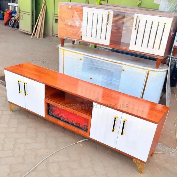 TV Cabinet With Fire Place