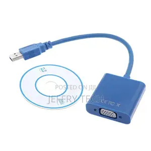 15-Pin VGA Female Converter Adapter – DB15 Connector for Monitor, Proj