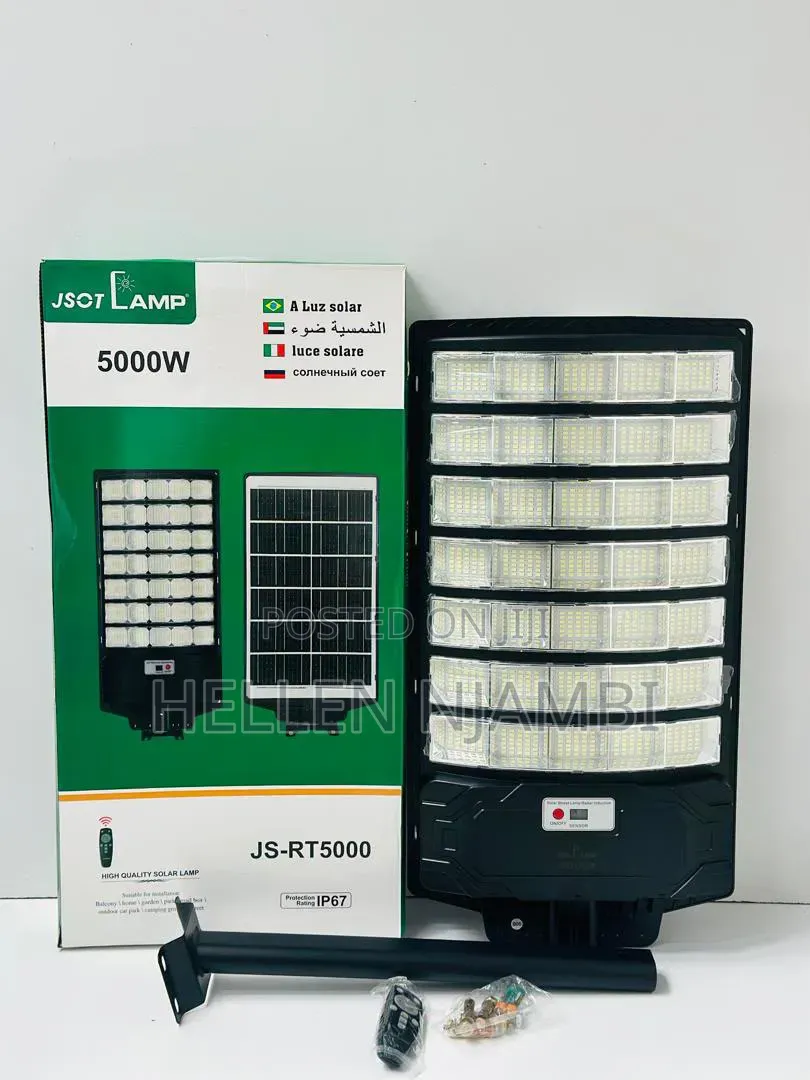 Jsot RT-5000watts Outdoor Solar Streetlight