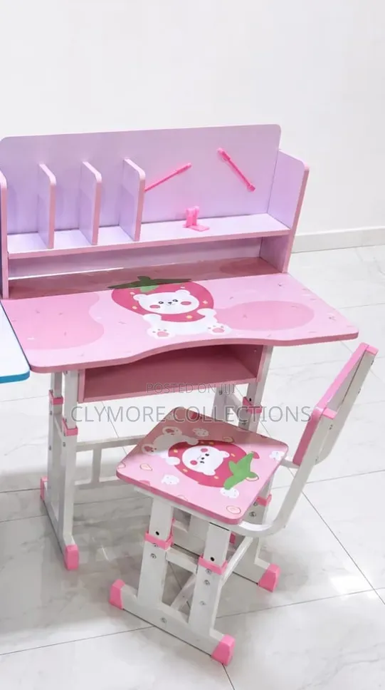 Adjustable Height Kids Writing Table Homework Desk for Home School