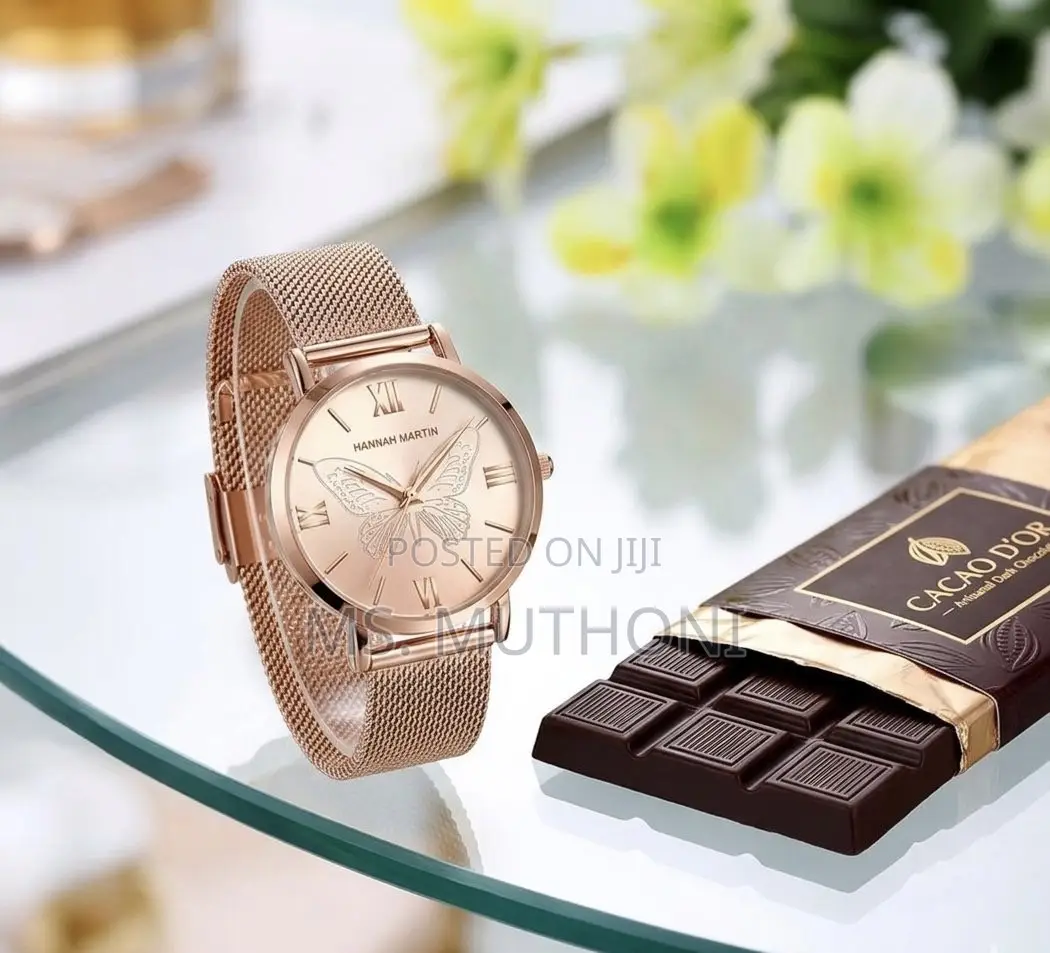 Hannah Martin 3D Butterfly Dial Watch