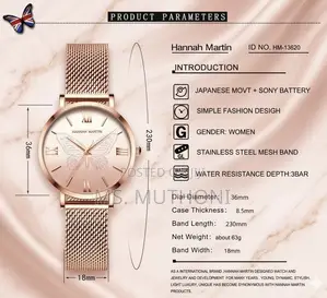 Hannah Martin 3D Butterfly Dial Watch