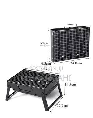 Foldable Barbecue Charcoal Grill for Outdoor Camping and Picnics*