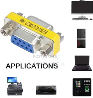VGA Female to Female Gender Changer Adapter 15 Pin HD D-Sub Connector