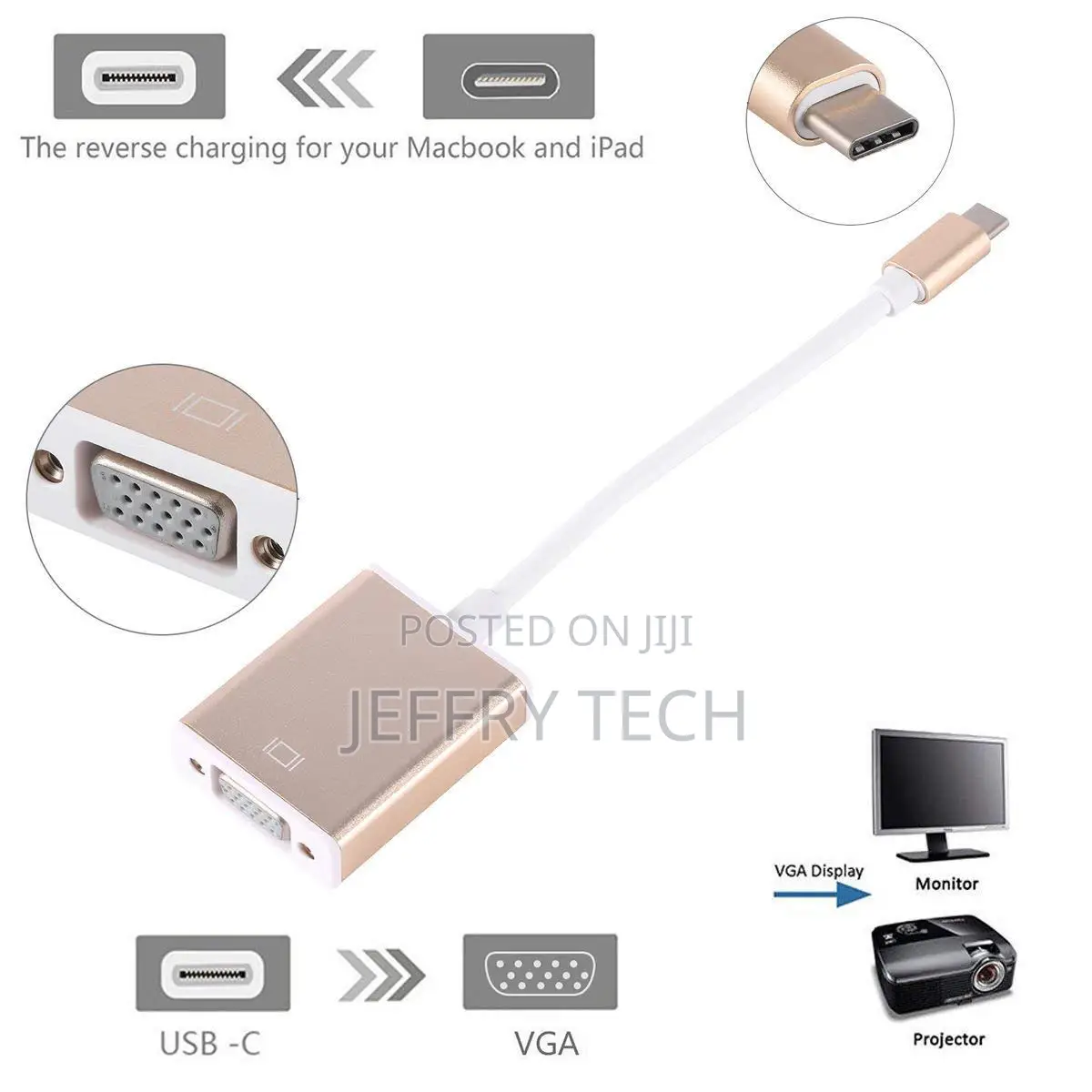USB 3.1 Type-C to HDMI 1080P Adapter Cable | HD Video Connection for M