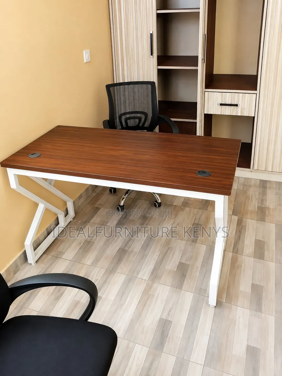 Office Table Combo With Mesh