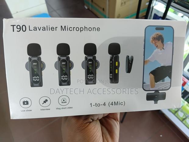 T90 4-in-1 Wireless Lavalier Microphone System
