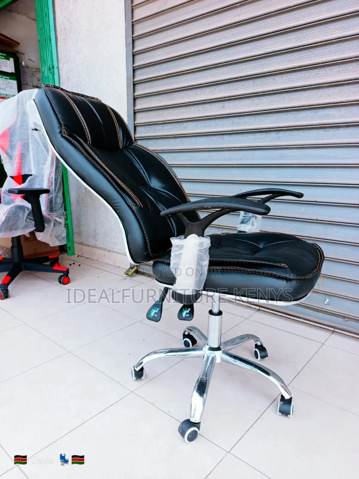 Boss Chair High Back Leather - Reclining With Armrest