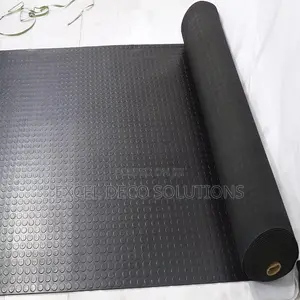 Anti Slip Rubber Mat With Coin Pattern - Floor Protection