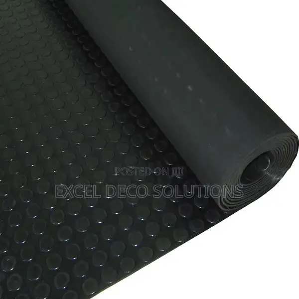 Anti Slip Rubber Mat With Coin Pattern - Floor Protection