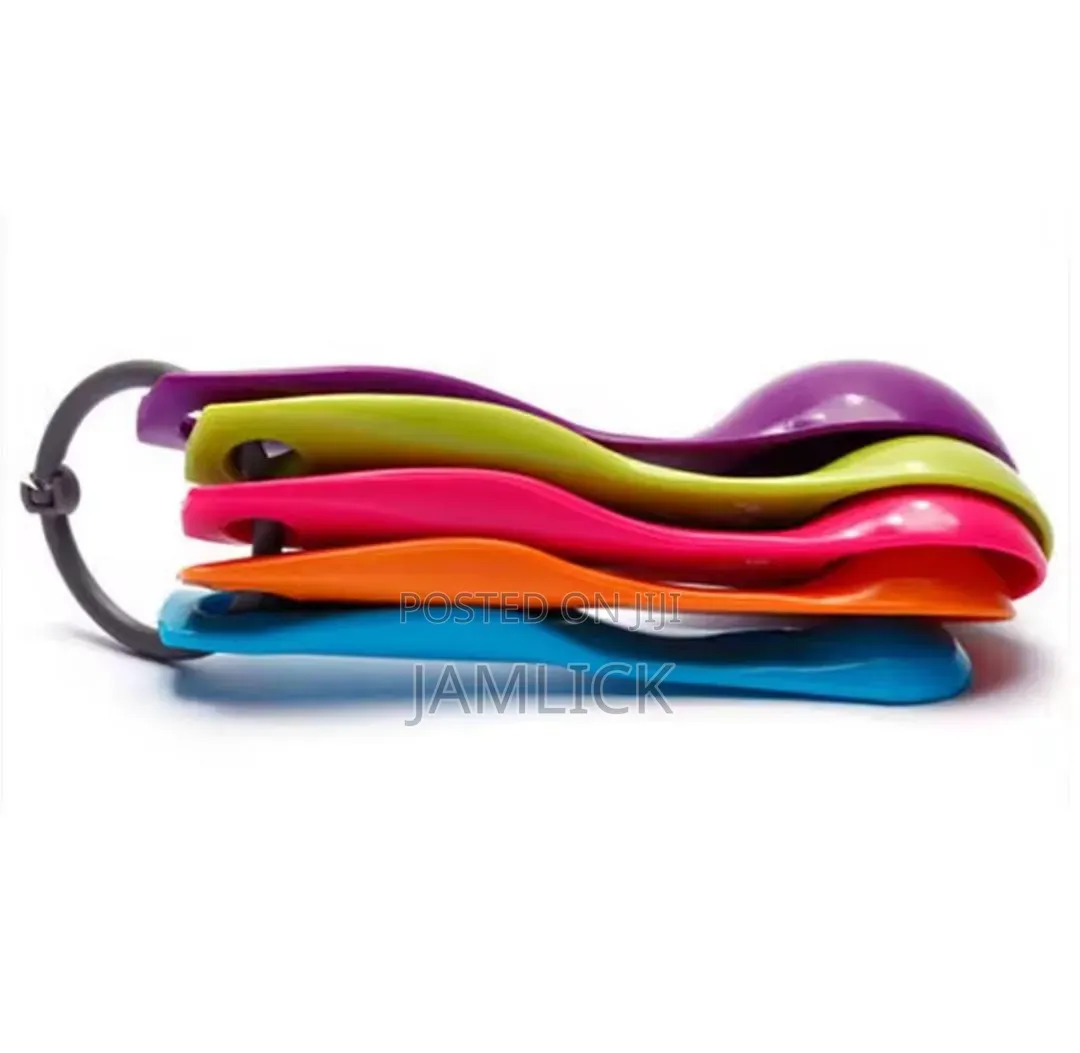 5pcs Colourful Measuring Seasoning Spoons Set - Bz