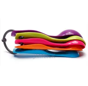 5pcs Colourful Measuring Seasoning Spoons Set - Bz