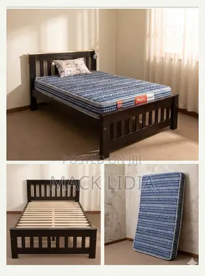 Hardwood Bed and a Moko Matress