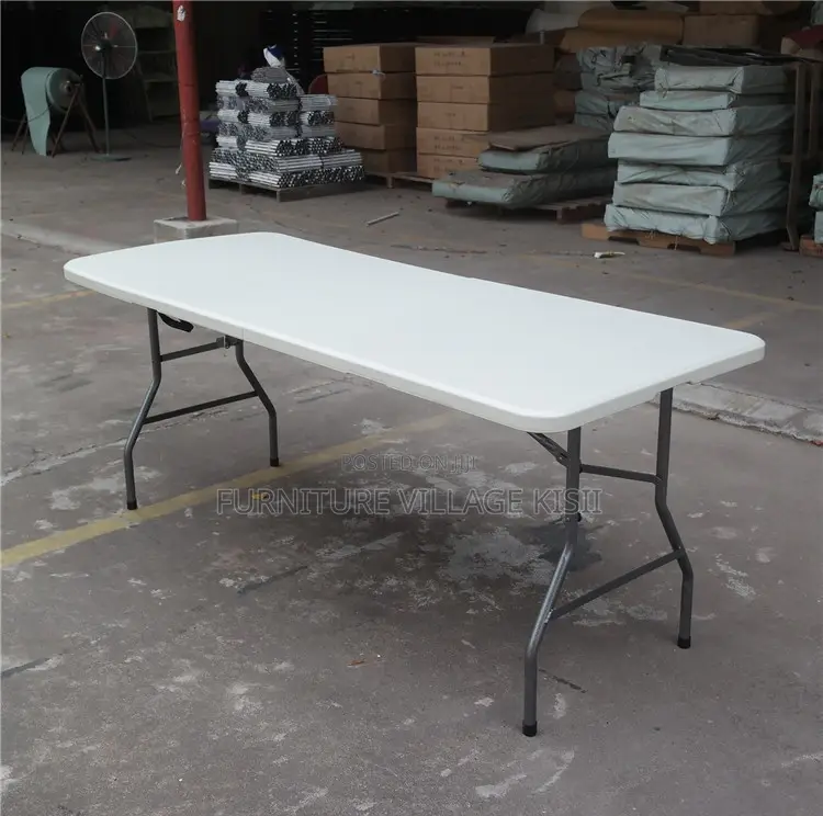 Home Furniture; 1.2M White Foldable Outdoor Table