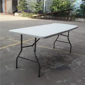 Home Furniture; 1.2M White Foldable Outdoor Table